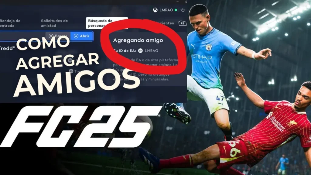 como agregar amigos en EA FC 25 ONLINE mini